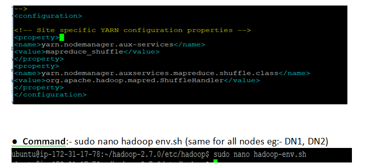 Multinode Hadoop cluster setup