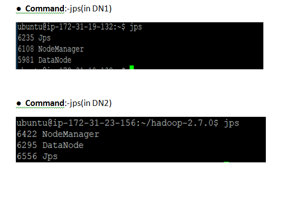 Multinode Hadoop cluster setup