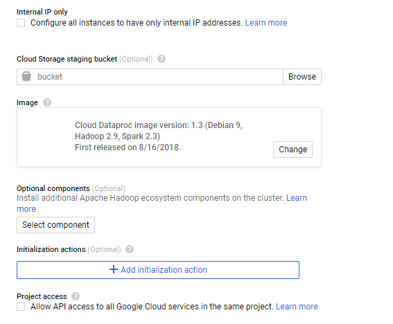 Hadoop Cluster on Google Cloud Platform (GCP)