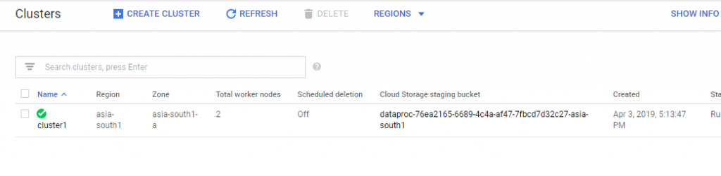 Hadoop Cluster on Google Cloud Platform (GCP)