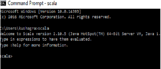 command prompt scala