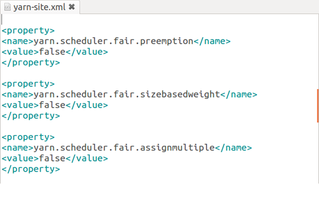 Hadoop fair scheduler Example