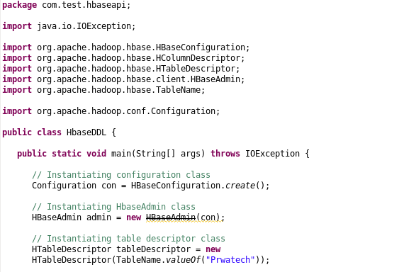 Hbase configuration using Eclipse