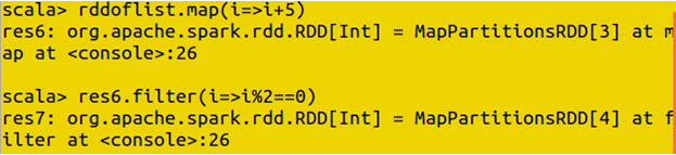 Creating new RDD using map RDD