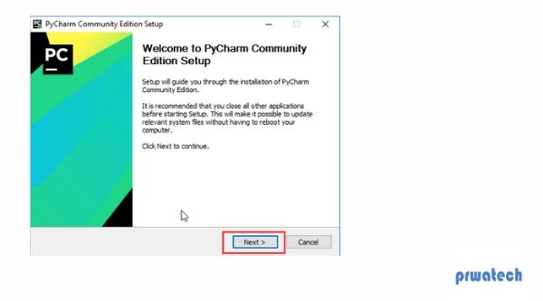 Pycharm IDE for Python Installation - STEP2