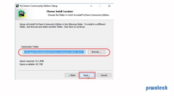 Pycharm IDE for Python Installation - STEP3