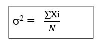 sample variance formula
