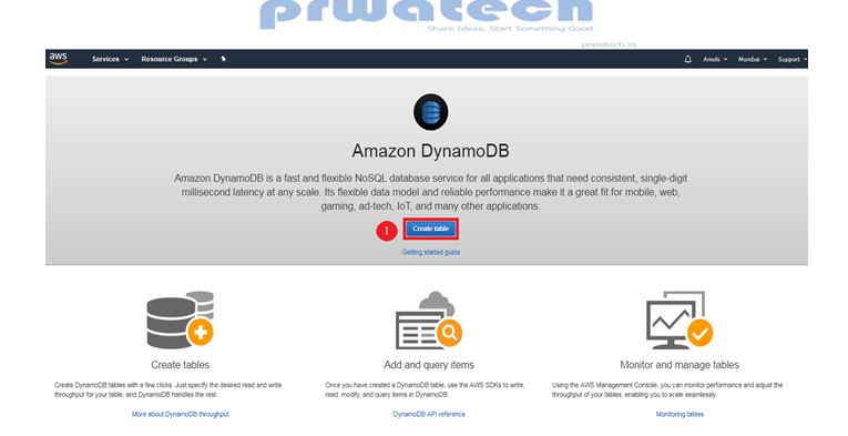 Get started with Amazon DynamoDB