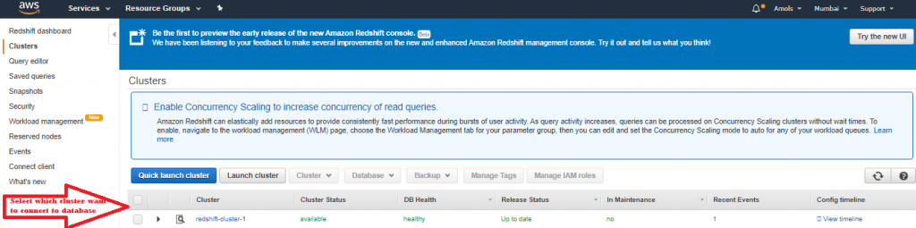 Getting Started With Amazon Redshift