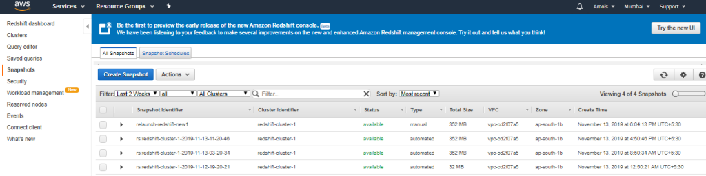 Getting Started With Amazon Redshift