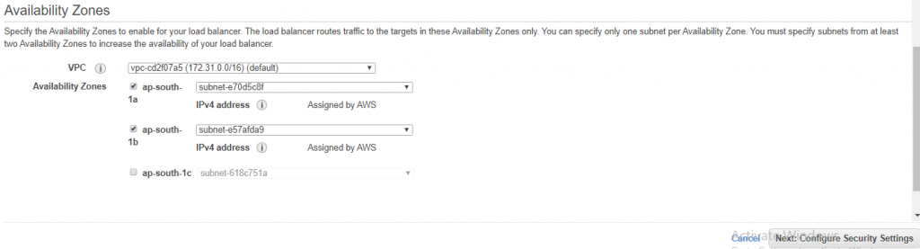 Elastic Load Balancer