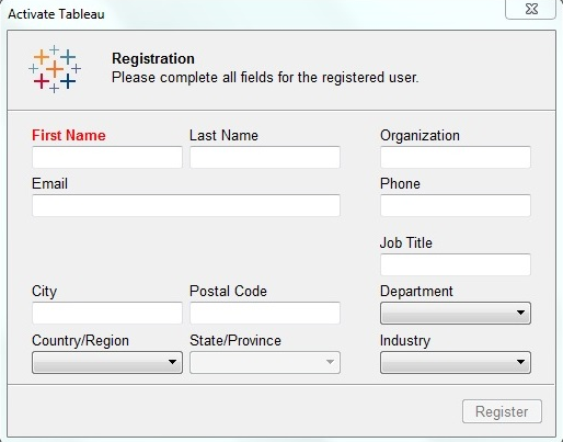 Tableau Server Installation Steps_details input
