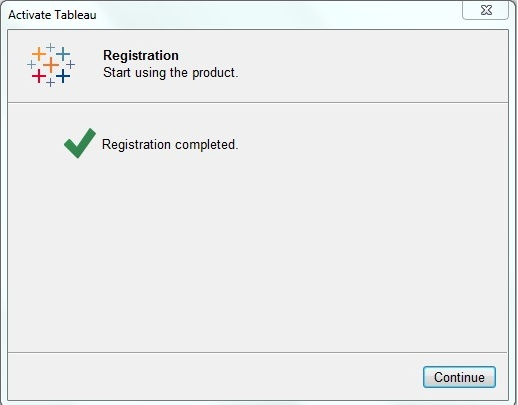 Tableau Server Installation Steps_registration