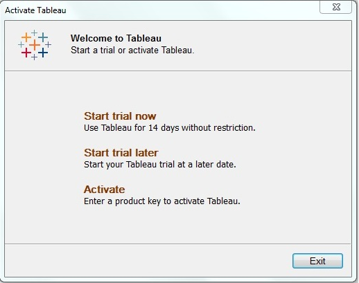 Tableau Server Installation Steps_start trail version