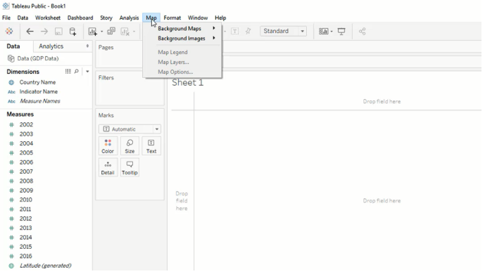 How to use Tableau_Map