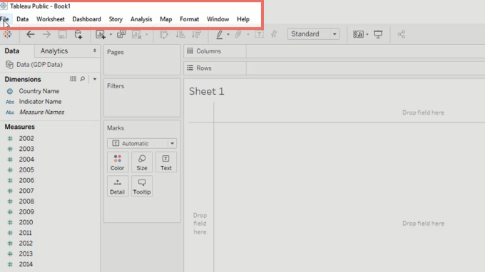 How to use Tableau