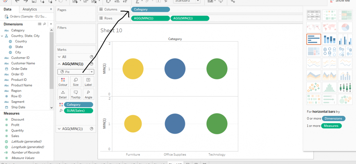 Tableau Pie Chart Tutorial How to make a Pie Chart in Tableau