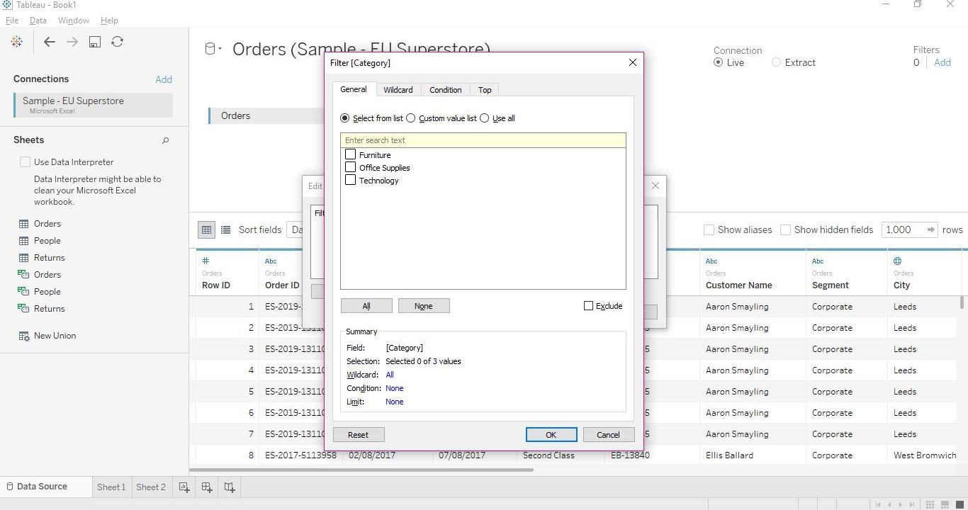 Tableau Filters Tutorial - Prwatech