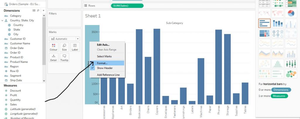 Formatting Step by step implementation 2