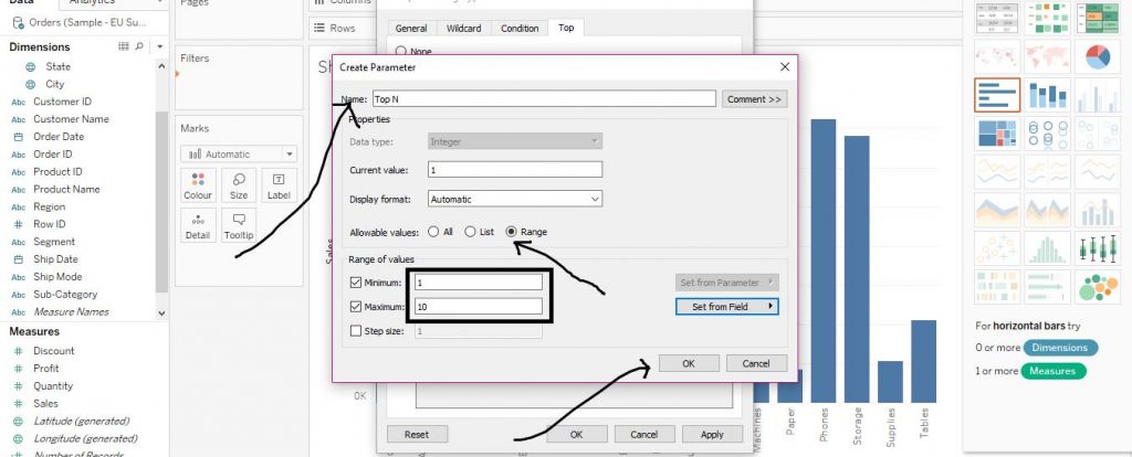 Parameter Step by step implementation 4