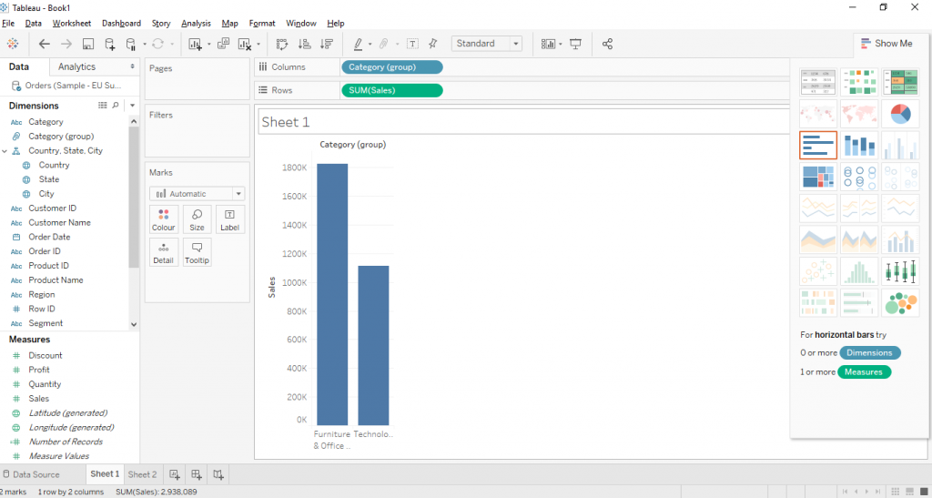 Tableau Step by step implementation 4