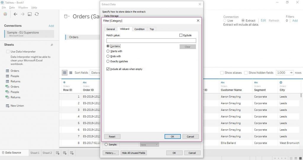 Filters Step by step implementation 5