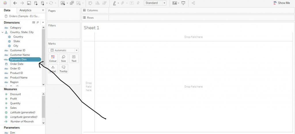 Parameters Step by step implementation 5