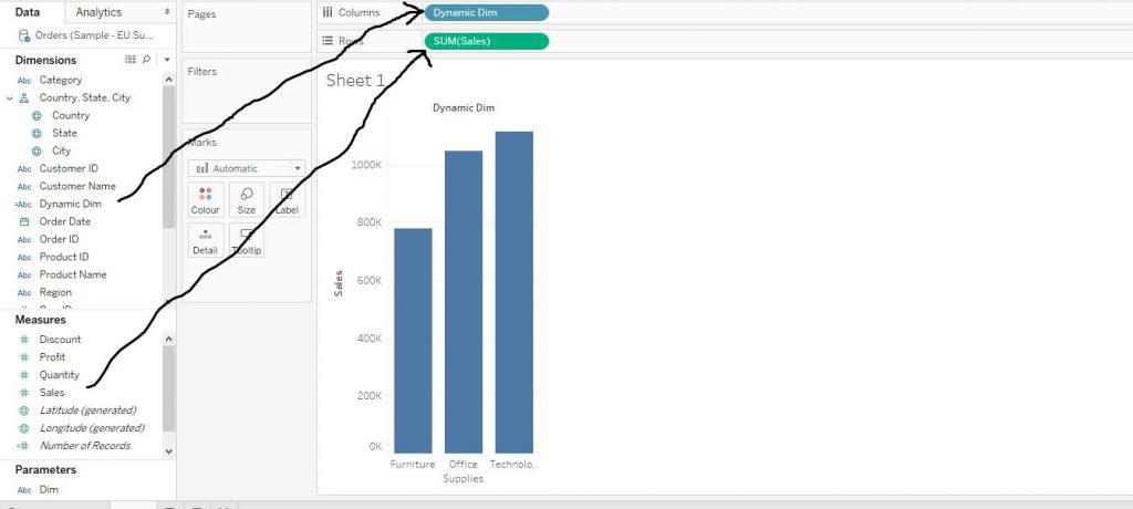 Parameters Step by step implementation 6