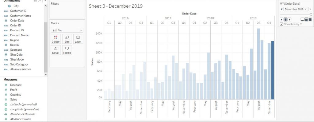 Mtion Chart Step by step implementation 7