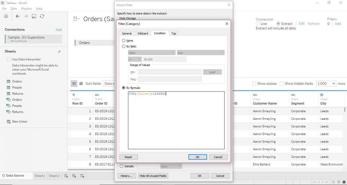 Tableau Filters Tutorial Prwatech