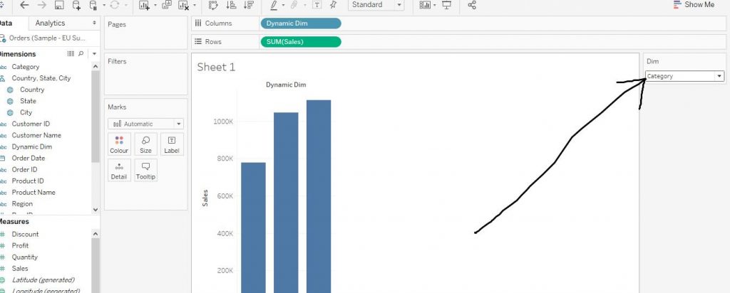 Parameters Step by step implementation 8