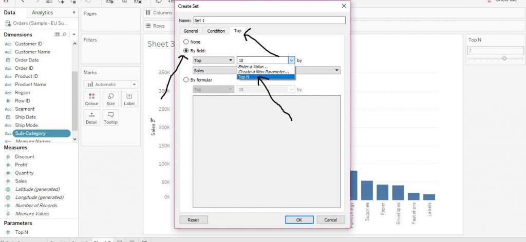 parameter Step by step implementation 8