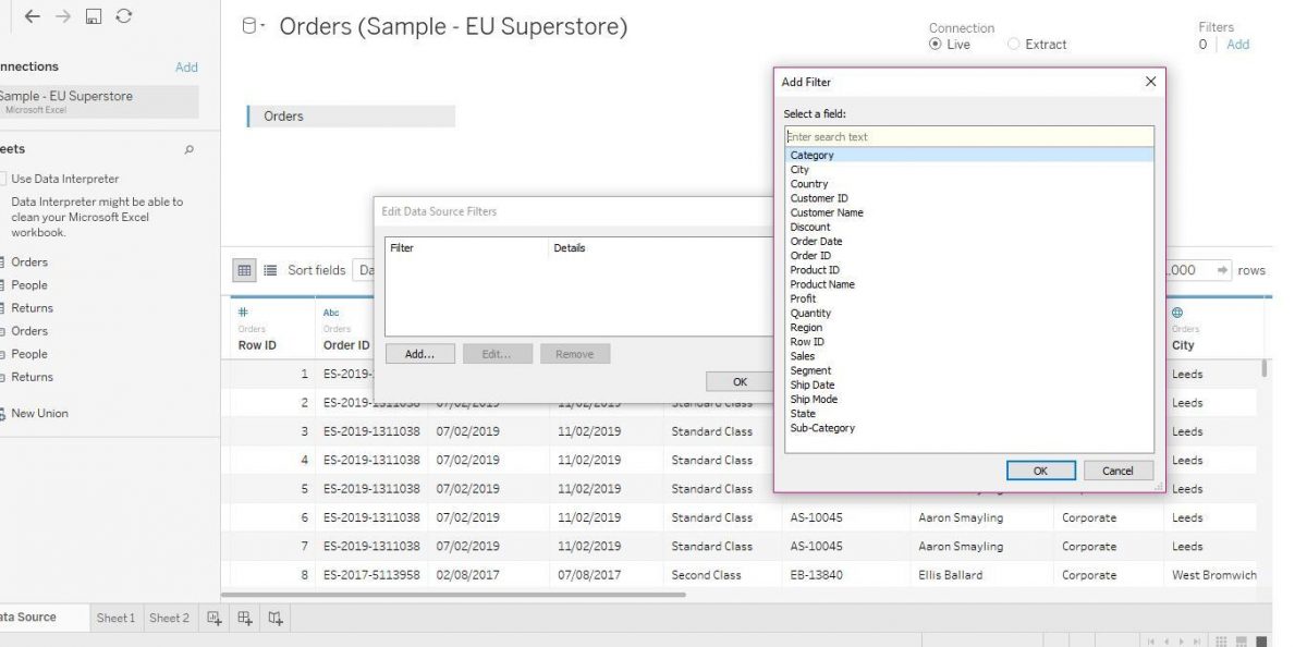 Tableau Filters Tutorial - Prwatech