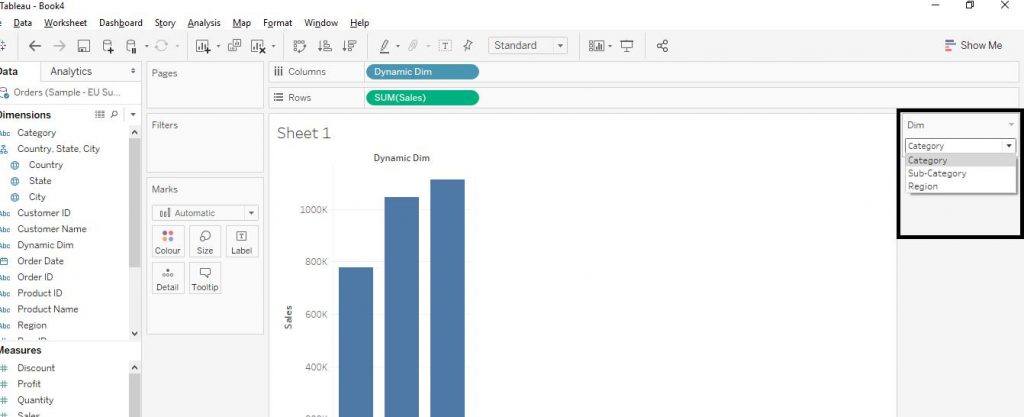 Parameters Step by step implementation 9