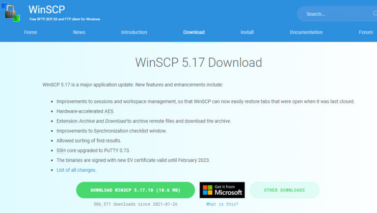 download WinSCP 6.1.1