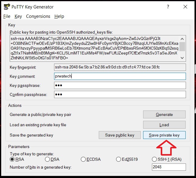 ssh copy id with putty